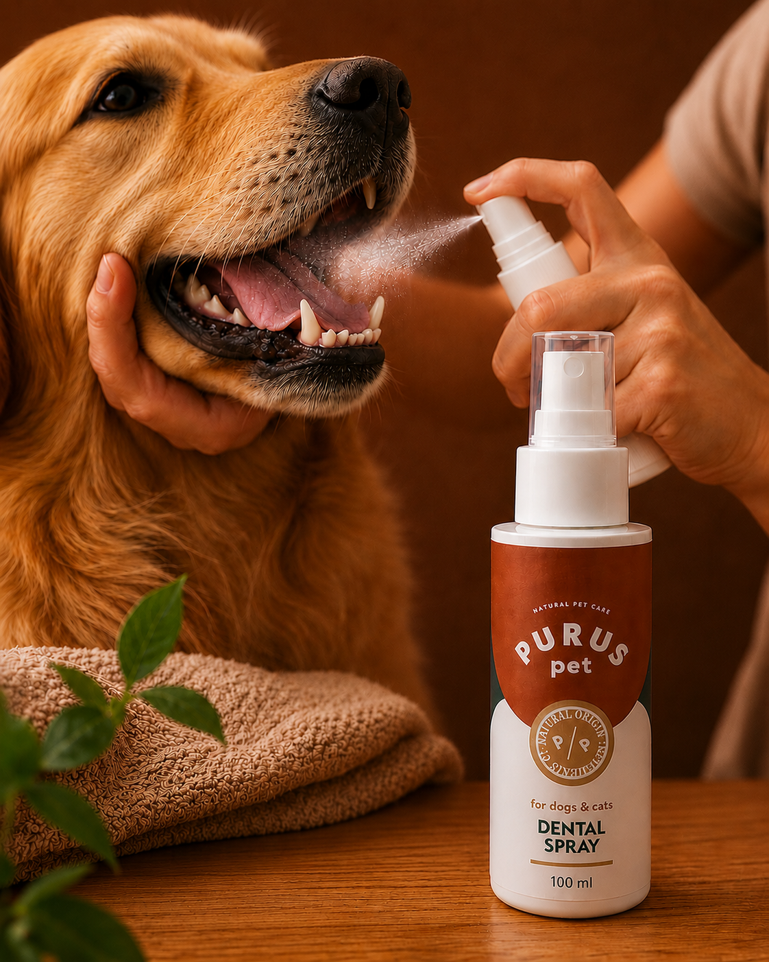PURUS dental spray campaign