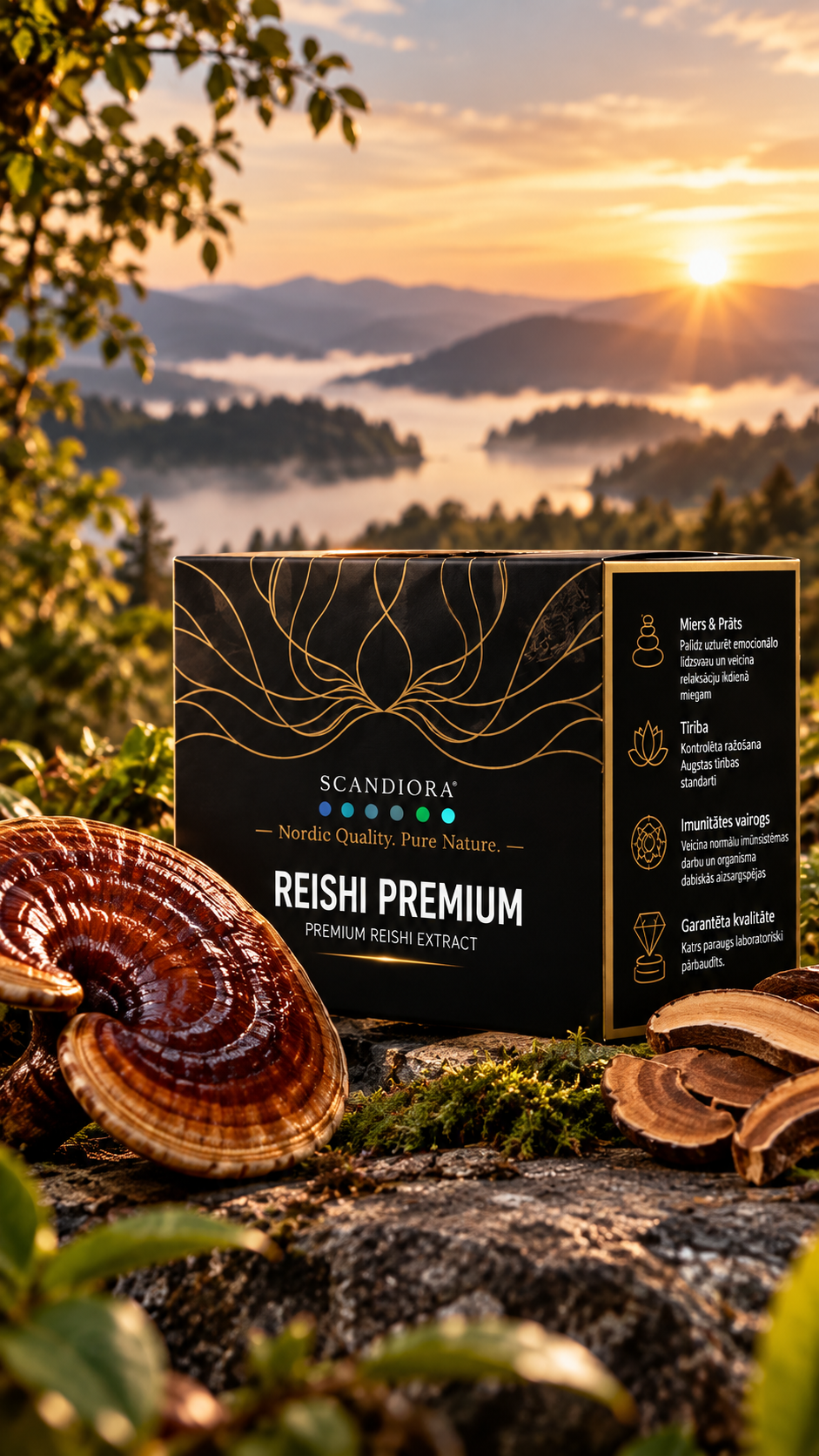 Reishi Premium nature campaign